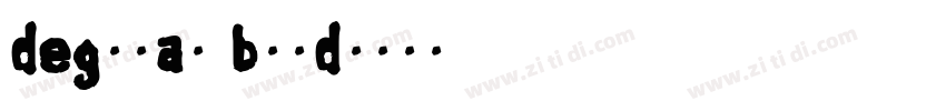 degular bold字体转换